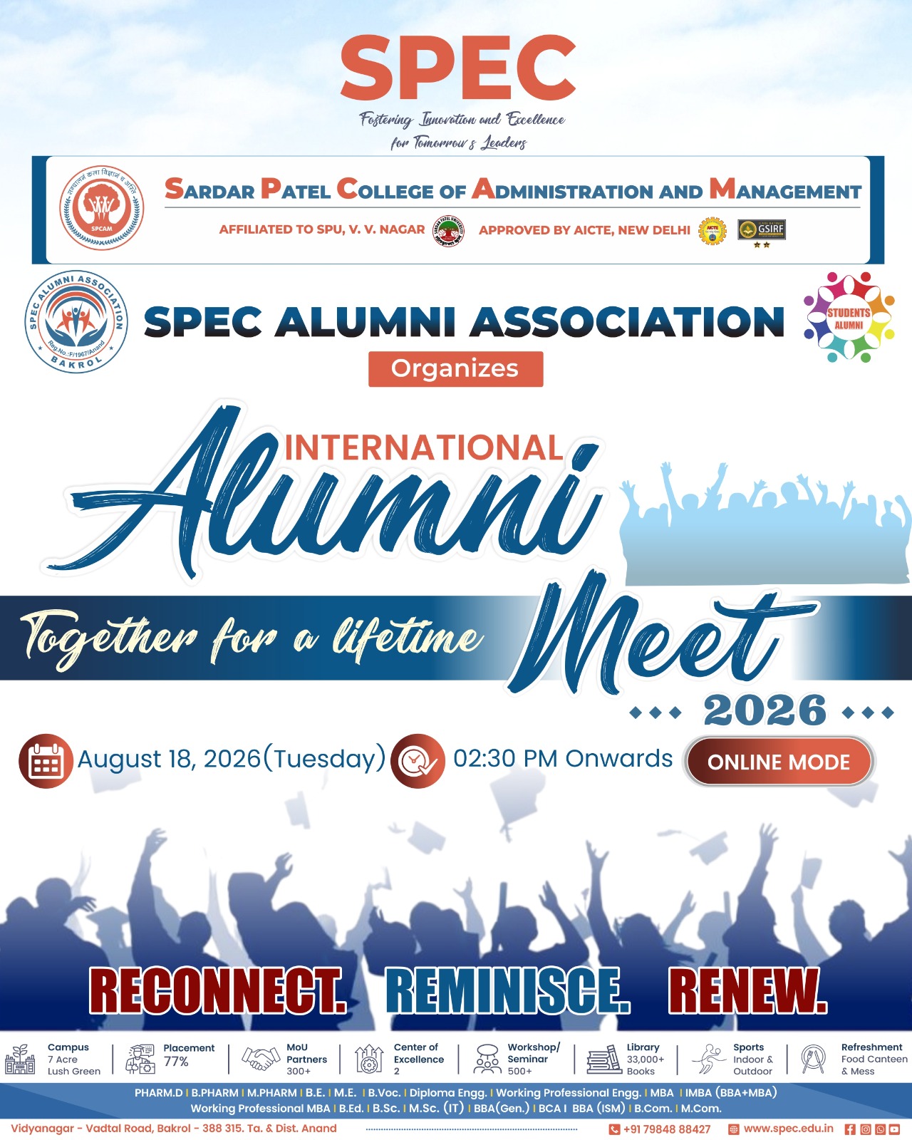 International Alumni Meet 2026 (Online Mode) 